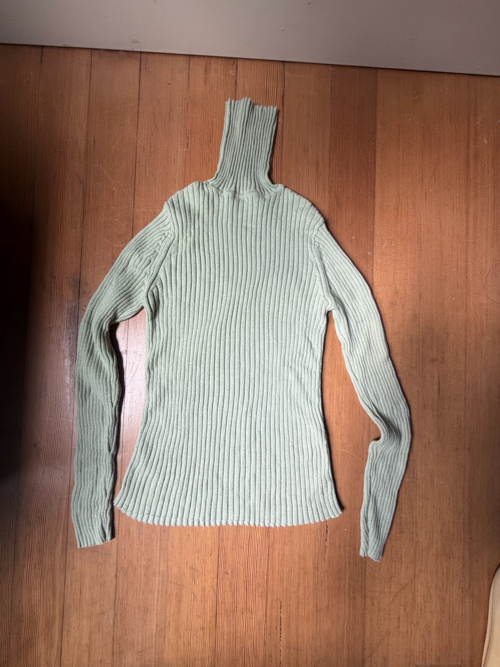 Misha And Puff Light Sage Ribbed Turtleneck